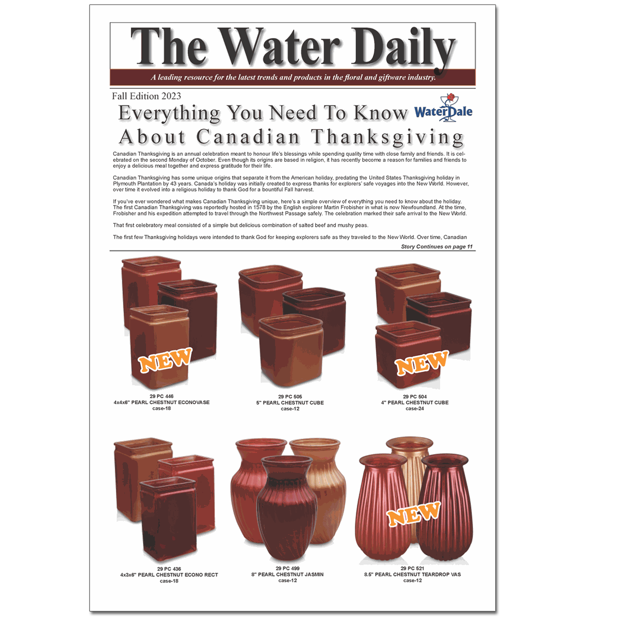 Fall Water Daily 2023