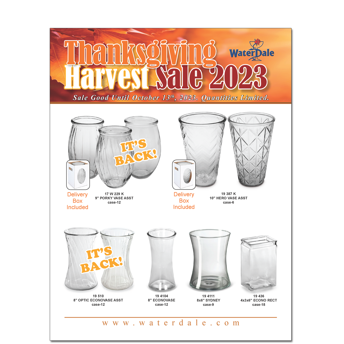 WD.Thanksgiving/Harvest Sale 2023