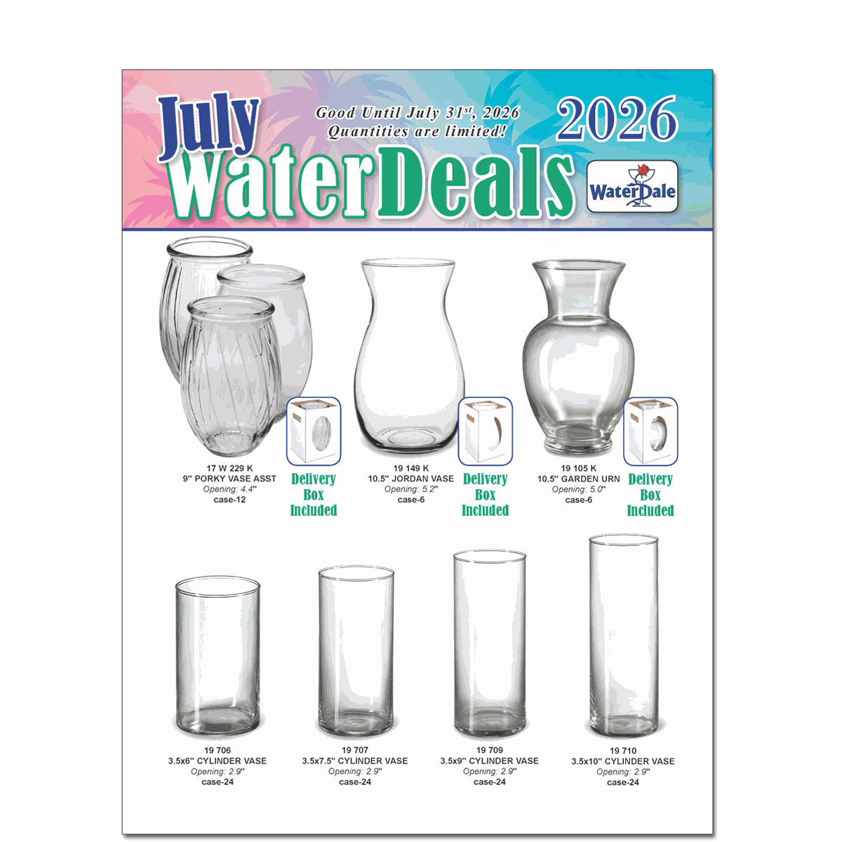 Spring/Summer Water Daily 2026
